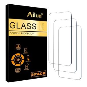 Ailun Screen Protector for iPhone 14, iPhone 13, iPhone 13 Plus 3 Tempered Glass